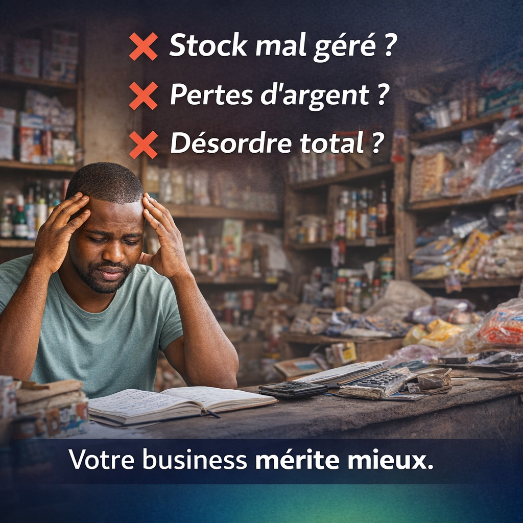 Commerce mal organisé et gestion de stock désordonnée